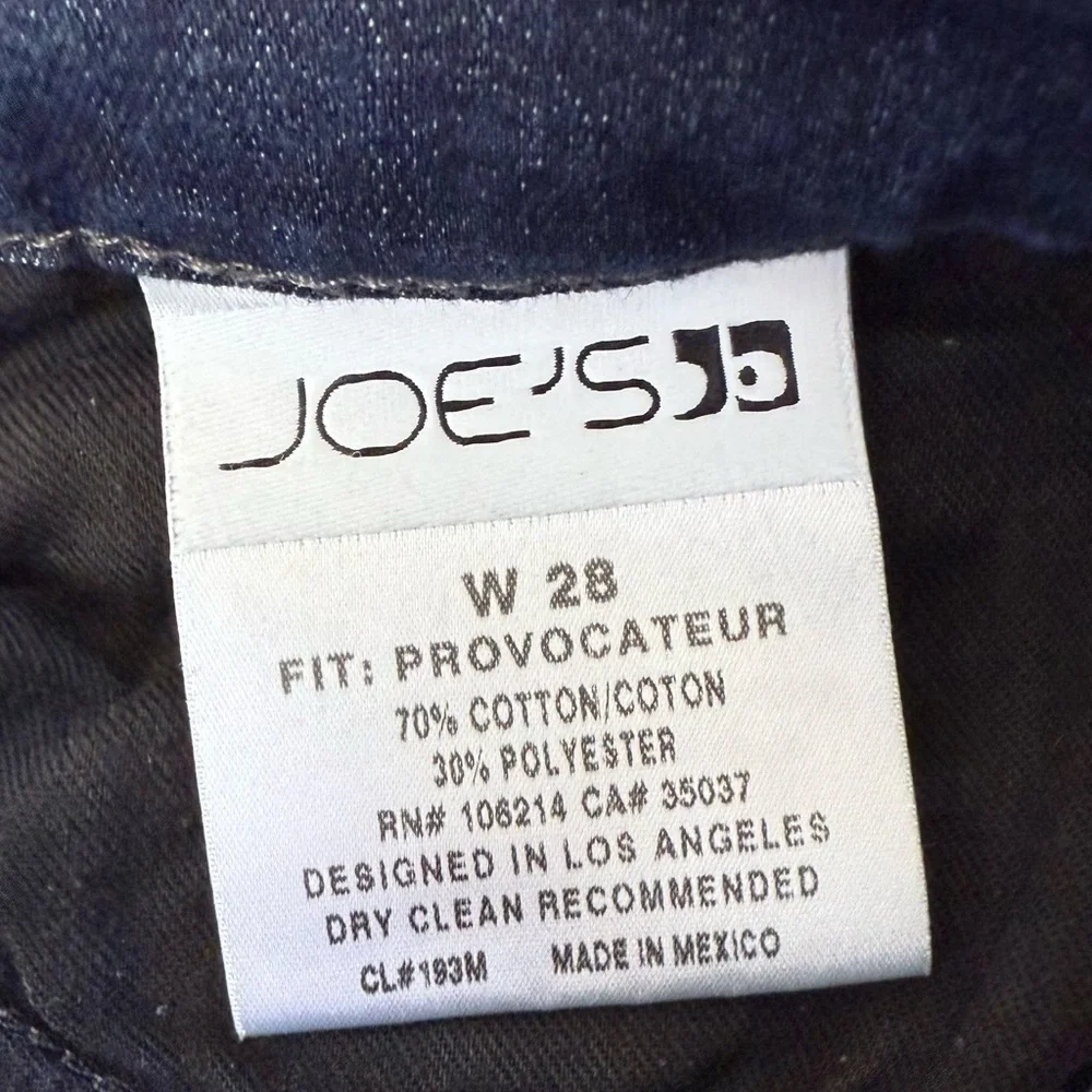 Joe’s “The Provocateur” Mid Rise Boot Cut Ankle Length Jeans Size 28 - Picture 13 of 15